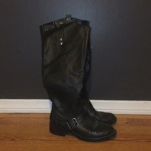Knee high boots - black